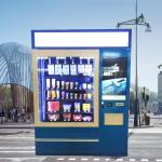 Shop 24 Self Service Egg Salad Fresh Milk Perfume Shampoo Oil Skin Care Products Vending Machines with Card Payment for sale