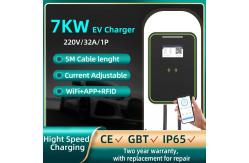 China 32A 7kw GBT EV Charger Wallbox EVSE Type 2 Charging Station Wall Mounted supplier