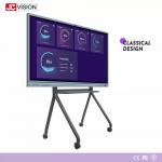 Silver 4k LCD Interctive White Board I7 4GB 20 Points Touch For Class Teaching / Conference for sale