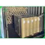 Small Roll Packaging Paper 60gsm 80gsm Brown Interleave Paper With 25kg/ Roll for sale