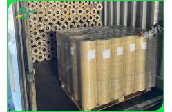 China Small Roll Packaging Paper 60gsm 80gsm Brown Interleave Paper With 25kg/ Roll supplier