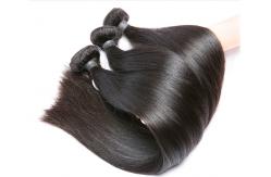 China Healthy And Thick End 100% Indian Remy Human Hair Weave Natural Color For Ladies supplier