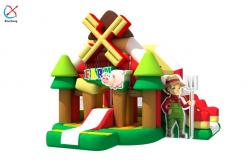 China Factory Digital Printing Inflatable Bounce House With Slides Farm Inflatable Castle supplier