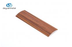 China 2mm Thickness Aluminium Floor Edge Trim Surface Treatment Wood Grain Anti Slip supplier
