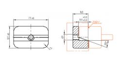 China Baito 100% Inspection Locating Block For Plastic Injection Female Locating Block supplier