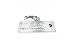 China Backlit Desktop Rugged Waterproof Vandal-Proof Keyboard With Integrated Optical Trackball supplier