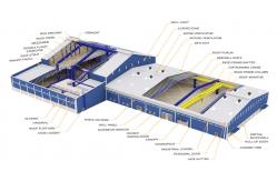 China Warehouse Prefabricated Steel Structures With Site Installation Service supplier