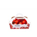 Tomato Fruit And Vegetable Packaging Boxes Paperboard Type With Handles for sale