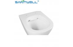 China European Standard Ceramic Rimless wall-hung toilet P-trap180mm supplier