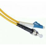 LC/UPC-ST/UPC SM SX 3.0mm croning Optical patch cord LSZH out jacket for sale