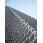 Customized 4mm Expanded Mesh Panels Facade Cladding Decorative Aluminum