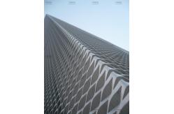 China Customized 4mm Expanded Mesh Panels Facade Cladding Decorative Aluminum supplier