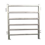 Heavy Duty Metal Corral Fence Portable Galvanized Livestock 4 / 5 / 6 Rails Cattle Fence for sale