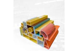 China Customized Width FRP Pultruded Sections Heat Resistance Weather Proof supplier