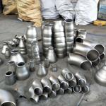Copper Nickel Concentric Reducer Butt Welded Pipe Fittings With Black Painting for sale
