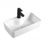 Custom Medium Edge Ceramic Wash Basin For Modern Bathroom Vanity for sale