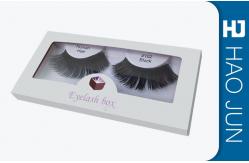 China Book Style Cosmetic Paper Boxes Custom Eyelash Boxes With PVC Window supplier