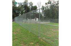 China Q235 Galvanized Chain-link Fence Mesh with 3mm Wire Thickness Durable Design supplier