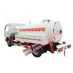 5000Liters to 5500Liters Propane Delivery Trucks Dongfeng Dolika DFAC Propane Bobtail Tanker Trucks by Manufacturer Sales for sale