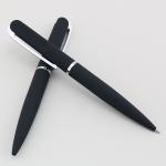 Business Ball Pen With Logo Metal Rotating Soft Coating Soft Touch Ballpoint Pen