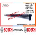 BOSCH Common Rail Injector 0445110091 0986435154 0445110092 33800-4A000 33800-4A170 0445110274 for KIA/HYUNDAI 2.5CRDi for sale