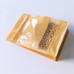Durable Kraft Paper Bags With Visible Window For Food Packaging Greaseproof Customizable