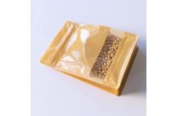 China Durable Kraft Paper Bags With Visible Window For Food Packaging Greaseproof Customizable supplier