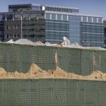 Galvanized Sand Filled Army Barrier For Soldier Protection Retaining Wall for sale