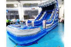 China 1000D Playground Inflatable Water Slide Customized Size supplier