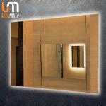 Backlit Wall Mounted Vanity Mirror Dimmable Lighting Moisture Resistance for sale