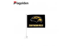 China Single Sided Or Double Sided With Poles Car Black Southern Flag supplier