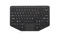 China Military IP65 Ruggedized Industrial Keyboard With Touchpad ABS Material supplier