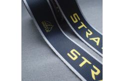 China Customized Non Elastic Embroidered polyester webbing straps supplier