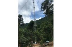 China Hot Dip Galvanized Communication Lattice 5g Guyed Mast Tower supplier