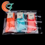 Waterproof OPP Resealable Plastic Bags Customize Sport Socks Self Sealing Bag for sale