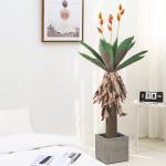 SGS Plastic Artificial Foliage Tree Architectural Landscaping For Dining Room