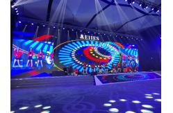 China High Refresh 1R1G1B P3.91 Rental LED Display 500*500mm Curve Cabinet supplier