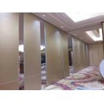 Soundproof Operable Movable Acoustic Partition Wall With Aluminium Tracks Rollers