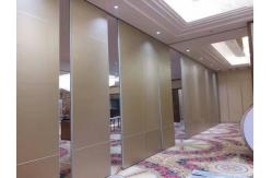 China Soundproof Operable Movable Acoustic Partition Wall With Aluminium Tracks Rollers supplier