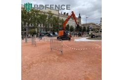 China Powder Coated 3D Modeling Crowd Barrier Fencing 1.8m Height supplier