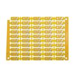Gold Finger 20U Double Sided PCB 4mil 1.6mm Yellow Solder Mask