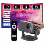 Auto Focus Auto Keystone 320ANSI 4K Smart Projector 1080P Portable Voice Home Theater for sale