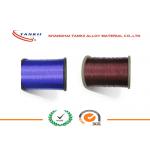 Dia 0.12mm Enamelled Wire Red For Wire Slide Resistor / Rheostat