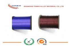 China Dia 0.12mm Enamelled Wire Red For Wire Slide Resistor / Rheostat supplier