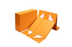 China Magnetic Suction Clamshell Folding Gift Box One Piece Custom Portable Cardboard Box supplier