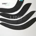 Needle Punch Felt Fabric Sewing Sleeve Heads For Ladies Wear Black Color for sale