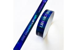 China Unisex Neon Rainbow Laser Glitter Wristband Adjustable for Events Concerts and Festivals supplier