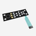 Industrial Tactile Membrane Keypad , PET LED Backlight Membrane Switch for sale