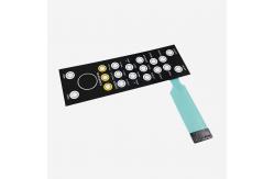 China Industrial Tactile Membrane Keypad , PET LED Backlight Membrane Switch supplier