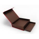 Custom Made Double Drawer Rigid Cardboard Box Compressed Tea Gift Box